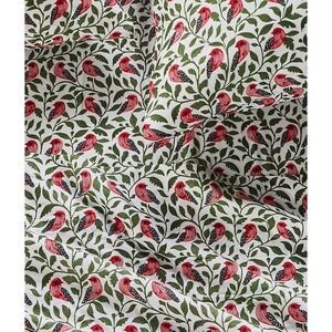 Anthropologie Pillowcases KING Cotton Modal Print Birds & Vines New Set of 2